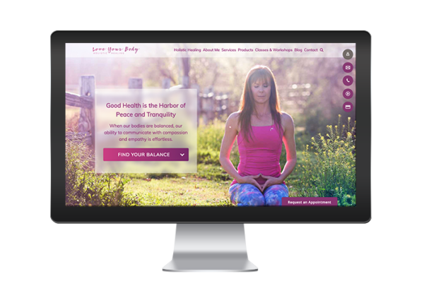 Love Your Body Holistic Healing Branding & Web Design