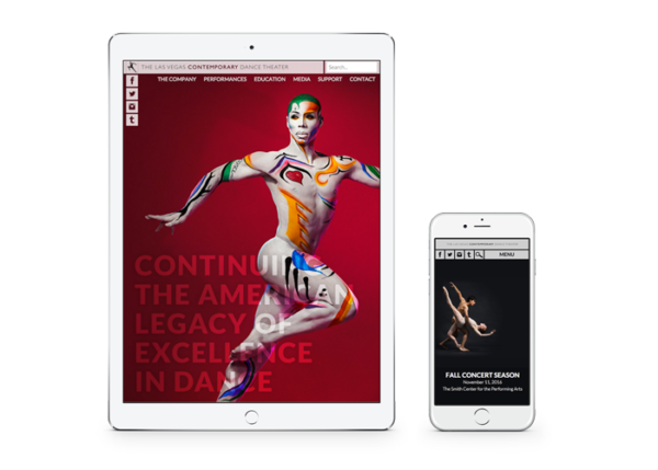 Las Vegas Contemporary Dance Theater Web Design & Development
