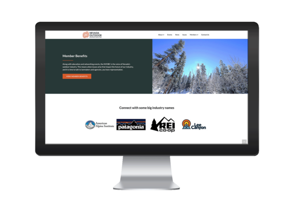 Nevada Outdoor Business Coalition website
